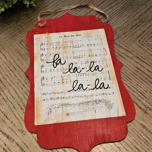 Large Wood Music Sheet Design Piano - Picture 6 of 6